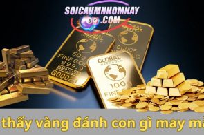 Mơ thấy vàng đánh con gì? Dự báo điềm gì?