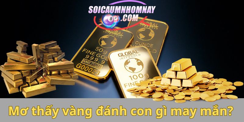 Mơ thấy vàng đánh con gì may mắn? 